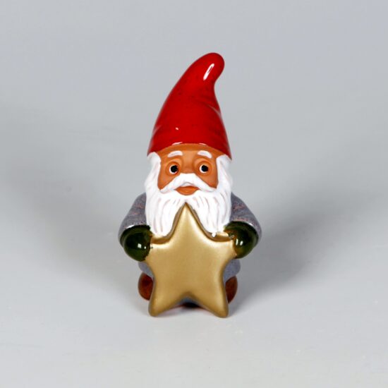 Microtomte Med Guldstjärna 7cm