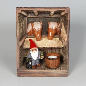 Tomten i Stallet Lampett 27cm