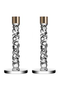 Carat Ljusstake Mässing 24,2cm 2-pack
