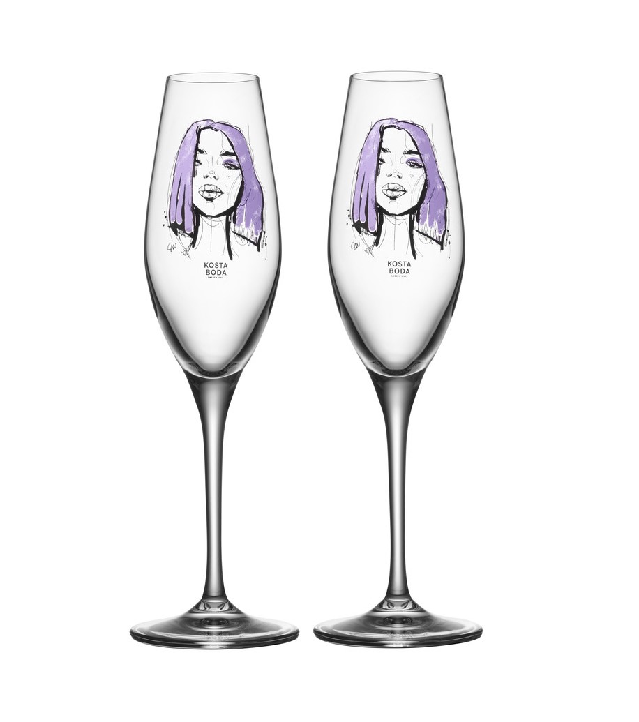 All About You Champagneglas 23cl 2-pack Forever Mine
