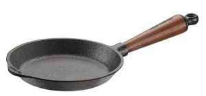 Gjutjärnsstekpanna Med Trähandtag Ø18cm