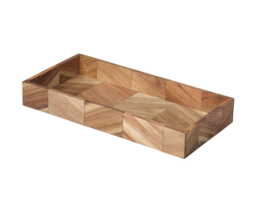 Raw Bricka 30x15cm Akacia