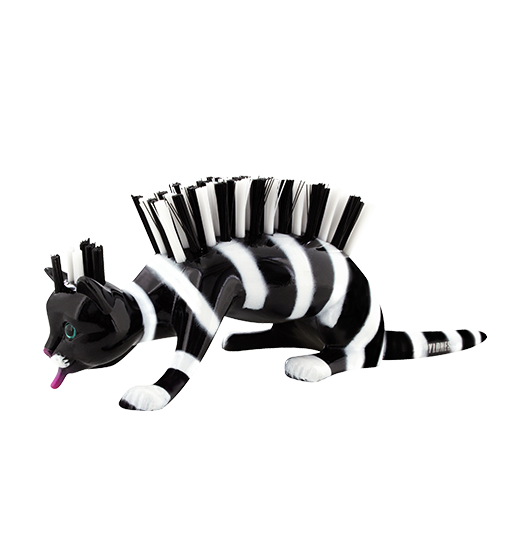 Nagelborste Katt Zebra
