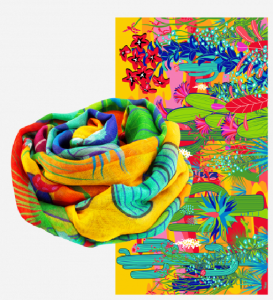 Scarf/Halsduk Kaktus