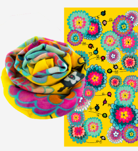 Scarf/Halsduk Dahlior