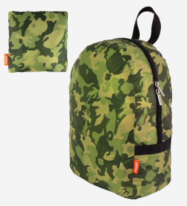 Ryggsäck Ihopfällbar Kamoflage Grön