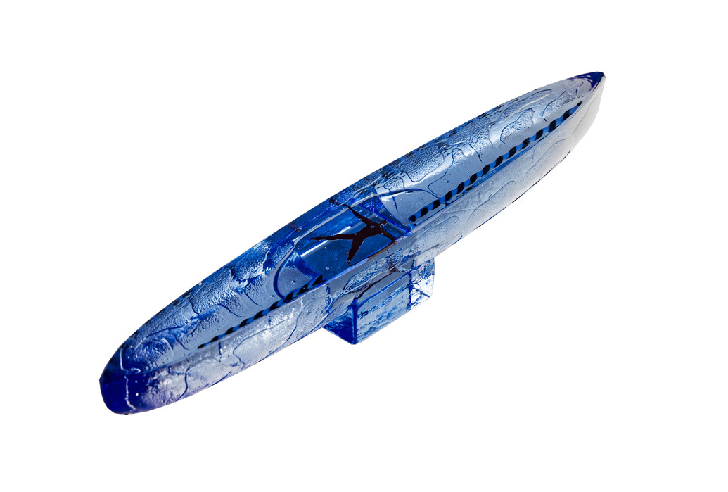 Bertil Vallien Båt Drifter Blå 28cm