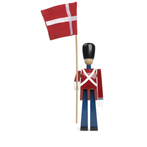 Fanbärare Med Tygflagga