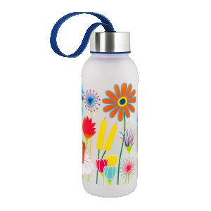 Flaska 42cl Stora Blommor