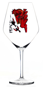 Scream Peace Rödvinsglas 75cl