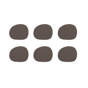 Raw Glasunderlägg Clay 6-pack