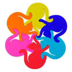 Grytunderlägg Katter Flerfärgad