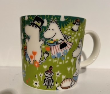 Mumin Jubileumsmugg 2014 Tove 100år med glasögon 30cl