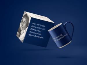 Astrid Lindgren Mugg 35cl "Man har ju alla åldrar inne i sig..."