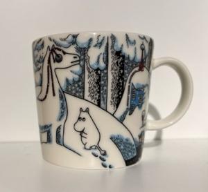 Mumin Vintermugg 2016 Snöhästen 30cl