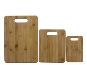Skärbräda Bambu 3-pack