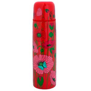Termos 50cl Röd Med Vallmo
