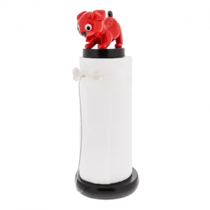 Köksrullehållare Hund Röd