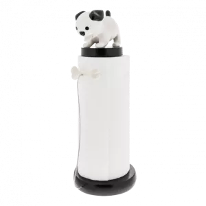 Köksrullehållare Hund Vit