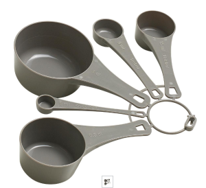 Måttsats 5 Delar Grå