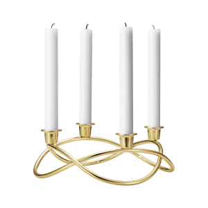 Season Ljusstake Guldpläterad