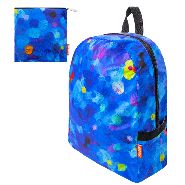 Ryggsäck Ihopfällbar Blå Palett