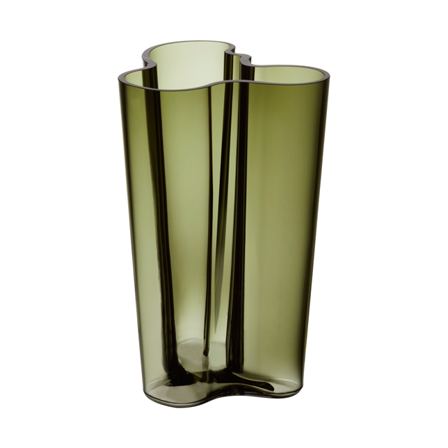 Alvar Aalto Vas 25,1cm Mossgrön