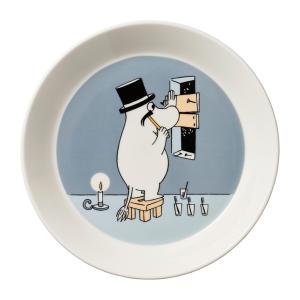 Mumin Tallrik Muminpappa Grå Ø19cm