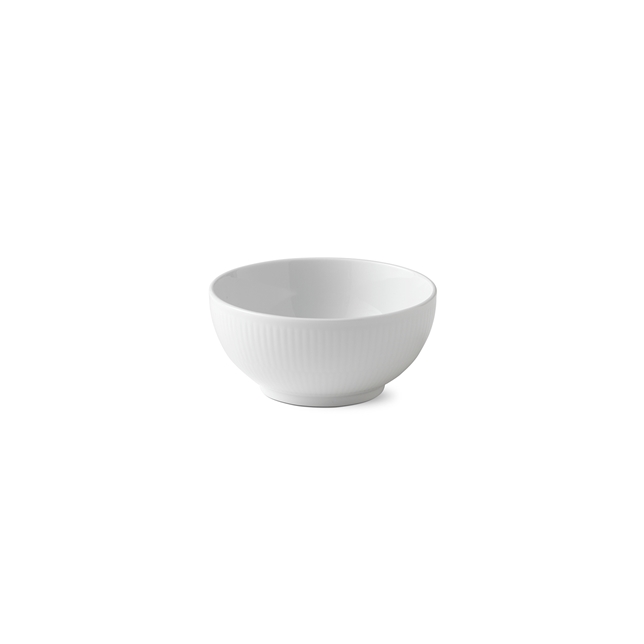 White Fluted Skål 47cl