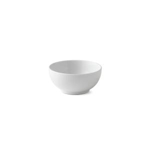 White Fluted Skål 47cl