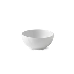 White Fluted Skål 73cl