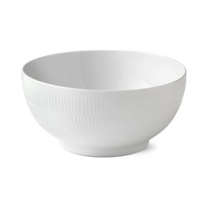 White Fluted Skål 3,1L