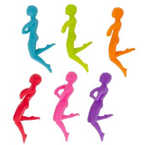 Glasmarkörer Diva 6-pack