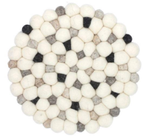 Hotspot Grytunderlägg Ø21cm Vit