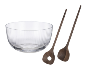 Salladsskål Med Bestick  Ø23cm