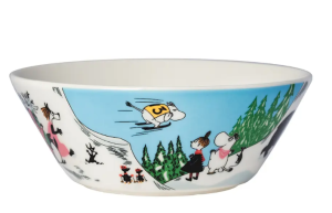 Mumin Skål 2024 Backhoppning  Ø15cm