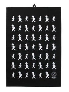 Kökshandduk Svart/Vit