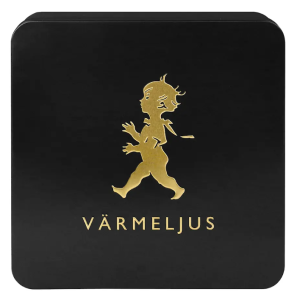 Värmeljuslåda Svart/Guld