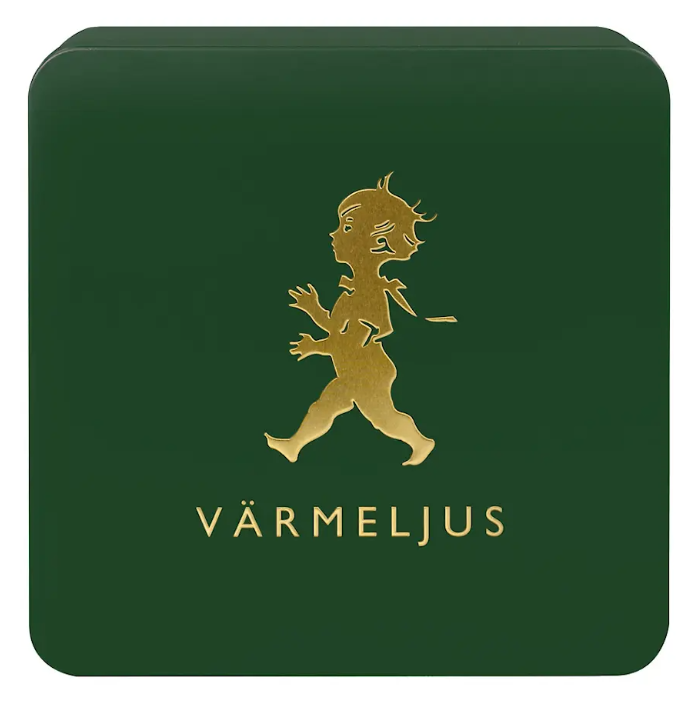 Värmeljuslåda Grön/Guld