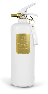 Brandsläckare 2kg Vit/Guld