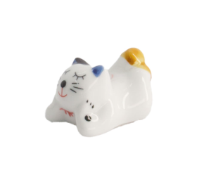 Ätstickställ Cat White