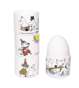 Äggkopp Mumin Färg 4-pack