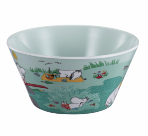 Skål Mumin 80cl Ljusblå