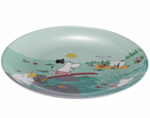 Tallrik Mumin Ø20cm Ljusblå
