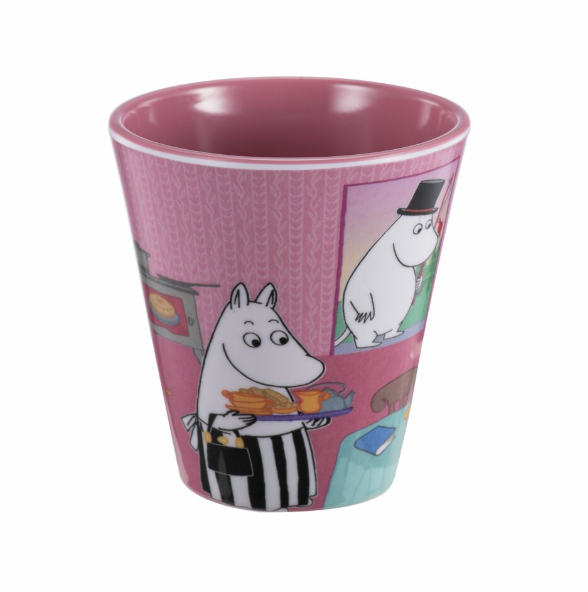 Dryckesbägare Mumin 25cl Rosa