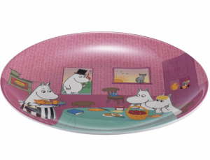 Tallrik Mumin Ø20cm Rosa