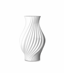 Twist Vas 25cm Vit