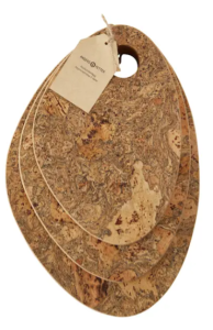 Grytunderlägg 3-pack Kork