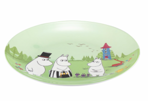Mumin Tallrik Ø20cm Grön