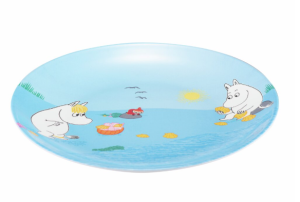 Mumin Tallrik Ø20cm Blå